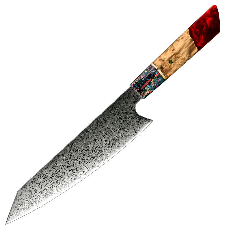 Damascus steel Japanese kitchen knife