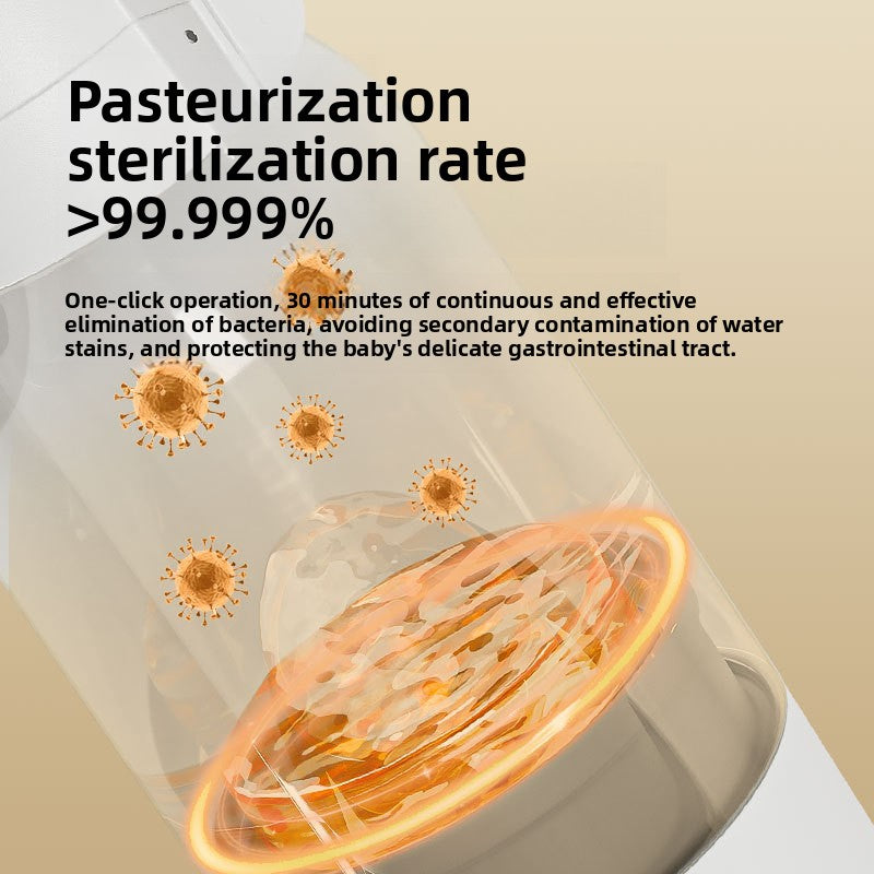 Portable Electric Milk Warmer with Temperature Control